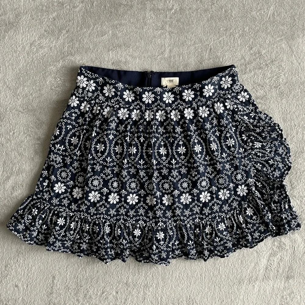 Kate Spade Shore Thing Eyelet Wrap Mini Skirt Size 12